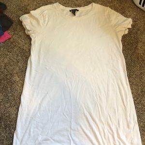 white tshirt dress